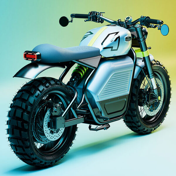 Heritage Spirit Scrambler: Renault elettrica a due ruote